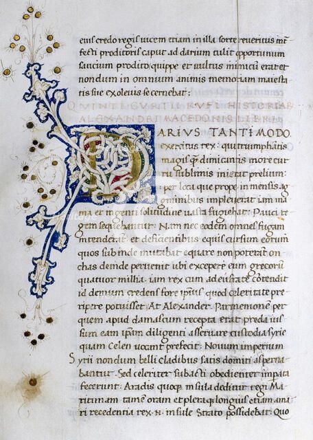 Historiae Alexandri Magni Macedonis (Stories of Alexander the Great of Macedonia), 1466 (2000).  Creator: Unknown.