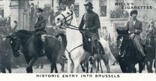 Historic Entry into Brussels 1918 (1937). Creator: Unknown