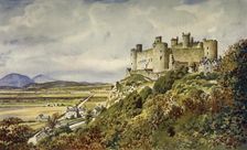 Historic Harlech Castle, Famed in Welsh Song c1948. Creator: Unknown