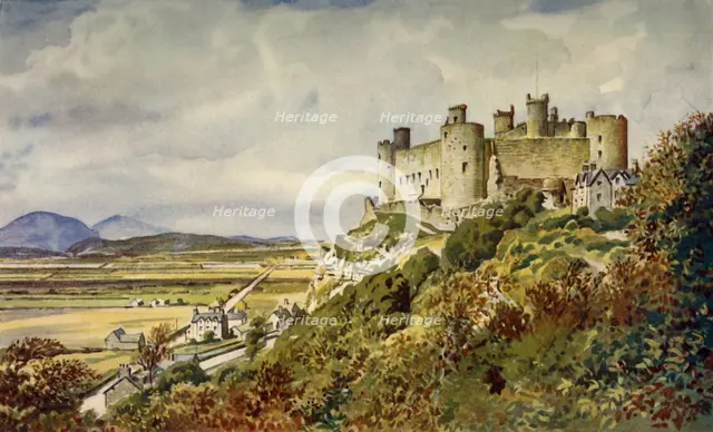 'Historic Harlech Castle, Famed in Welsh Song', c1948. Creator: Unknown.