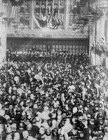 Historic Meeting in London, 4 Sept 1914. Creator: Bain News Service