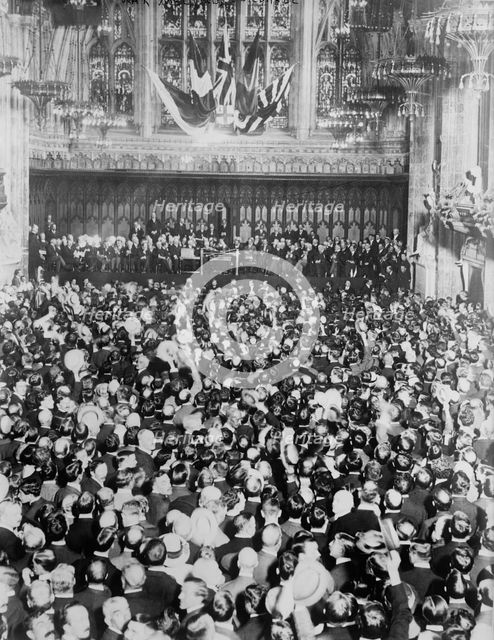 Historic Meeting in London, 4 Sept 1914. Creator: Bain News Service.
