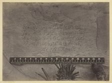 Historic Spanish Record of the Conquest, South Side of Inscription Rock, N.M.- No. 3., 1873. Creator: Tim O'Sullivan
