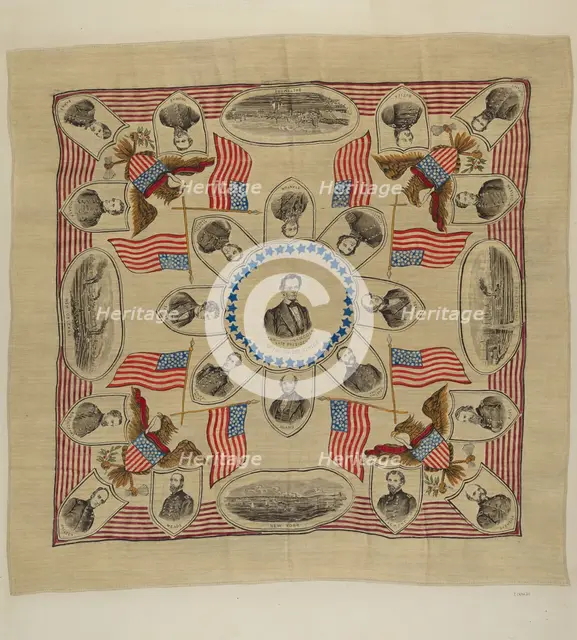 Historical Textile, c. 1940. Creator: Ernest Capaldo.