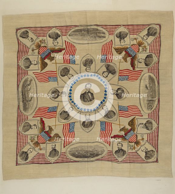 Historical Textile, c. 1940. Creator: Ernest Capaldo.