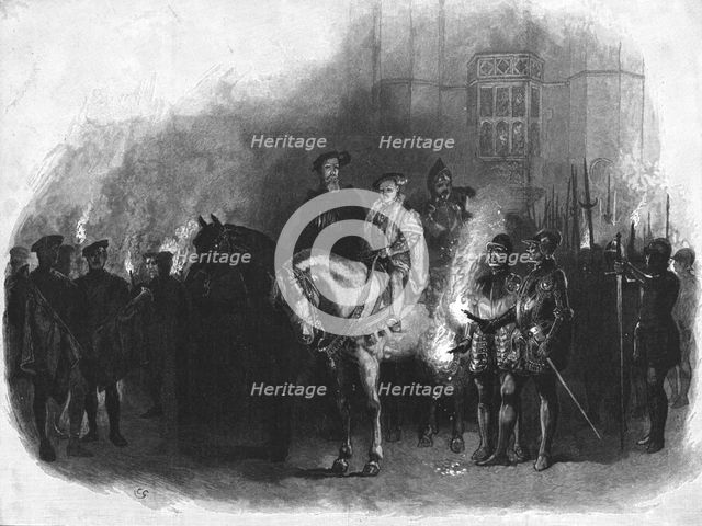 'Historical Aspects of Hampton Court; Edward VI. And the Protector Somerset- 'The Night Alarm'', 189 Creator: Unknown.