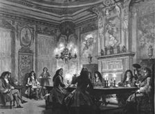 Historical Aspects of Hampton Court - William III and his Dutch Courtiers 1890. Creator: Unknown