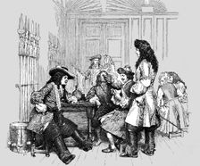 'Historical Aspects of Hampton Court - The Guard Room in the time of William III 1890. Creator: Unknown
