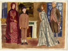 Historical costume, 1951. Creator: Shirley Markham