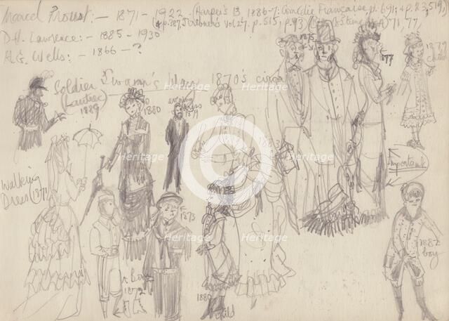 Historical costume, c1950. Creator: Shirley Markham.