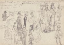 Historical costume, c1950. Creator: Shirley Markham