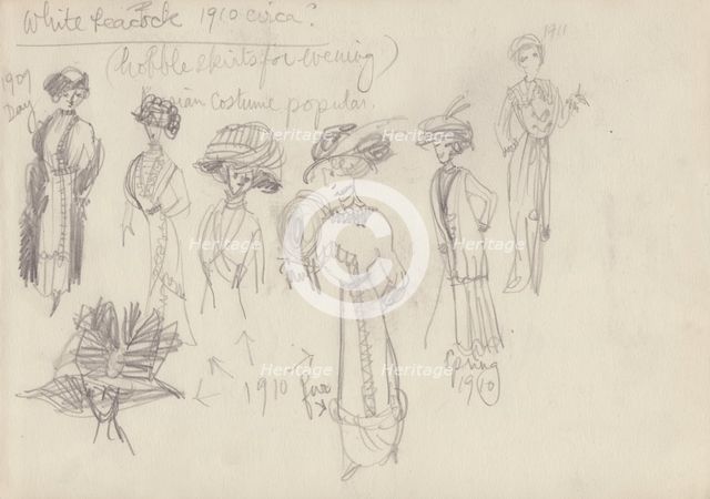 Historical costume, c1950. Creator: Shirley Markham.