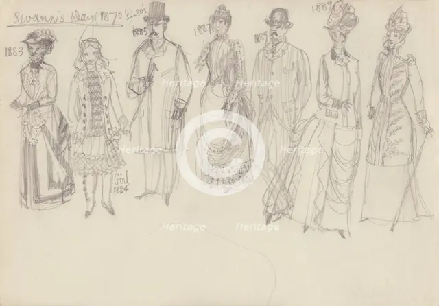 Historical costume, c1950. Creator: Shirley Markham.