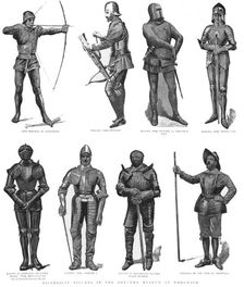 Historical Figures in the Rotunda Museum at Woolwich; Showing the use of Armour, 1890. Creator: Unknown