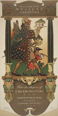 Historical musical exhibition, c1901. Creator: William H Bradley