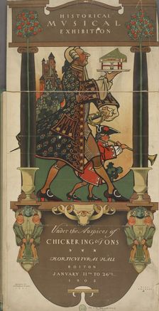 Historical musical exhibition. Under the auspices of Chickering & sons, c1901. Creator: William H Bradley