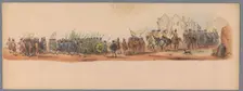 Historical parade at the second centenary of the Utrecht University, 1836 (plate 10), 1837. Creator: Victor Adam