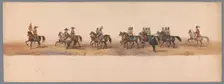 Historical parade at the second centenary of the Utrecht University, 1836 (plate 2), 1837. Creator: Victor Adam