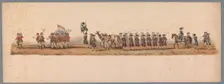 Historical parade at the second centenary of the Utrecht University, 1836 (plate 3), 1837. Creator: Victor Adam