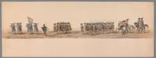Historical parade at the second centenary of the Utrecht University, 1836 (plate 4), 1837. Creator: Victor Adam