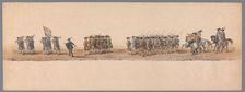 Historical parade at the second centenary of the Utrecht University, 1836 (plate 4), 1837. Creator: Victor Adam