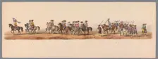 Historical parade at the second centenary of the Utrecht University, 1836 (plate 5), 1837. Creator: Victor Adam