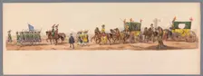 Historical parade at the second centenary of the Utrecht University, 1836 (plate 6), 1837. Creator: Victor Adam