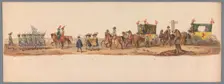 Historical parade at the second centenary of the Utrecht University, 1836 (plate 6), 1837. Creator: Victor Adam