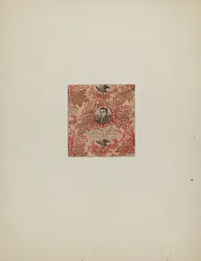 Historical Printed Cotton, c. 1937. Creator: Charles Rose