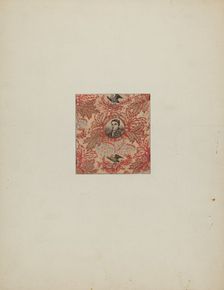 Historical Printed Cotton, c. 1937. Creator: Charles Rose