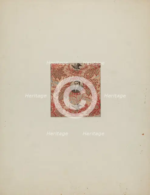Historical Printed Cotton, c. 1937. Creator: Charles Rose.