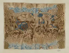 Historical Printed Cotton, c. 1939. Creator: Esther Hansen