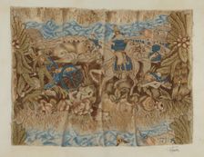 Historical Printed Cotton, c. 1939. Creator: Esther Hansen