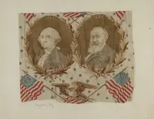 Historical Printed Cotton, c. 1939. Creator: Suzanne Roy