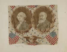 Historical Printed Cotton, c. 1939. Creator: Suzanne Roy