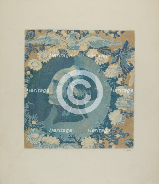 Historical Printed Cotton, c. 1941. Creator: Ernest Capaldo.