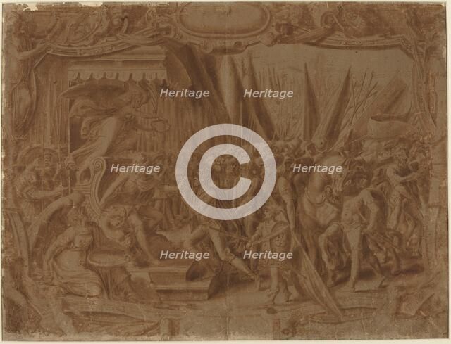 Historical Scene, third quarter 16th century. Creator: Unknown.