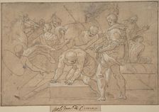 Historical Scene (Composition Study for Chapelle de Guise), 16th century. Creator: Nicolò dell Abate