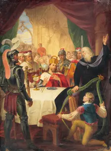 Historical Scene II, 1824. Creator: Sigmund Ferdinand von Perger