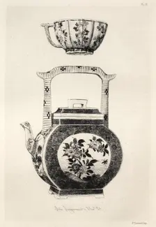 History of the Ceramic Art: A Descriptive and Philosophical Study of the Pottery...(Plate IV), 1877. Creator: Jules Jacquemart (French, 1837-1880)