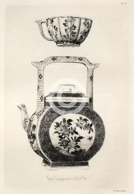 History of the Ceramic Art: A Descriptive and Philosophical Study of the Pottery...(Plate IV), 1877. Creator: Jules Jacquemart (French, 1837-1880).
