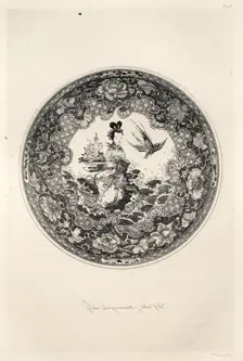 History of the Ceramic Art: A Descriptive and Philosophical Study of the Pottery...(Plate V), 1877. Creator: Jules Jacquemart (French, 1837-1880)
