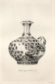 History of the Ceramic Art: A Descriptive and Philosophical Study of the Pottery...(Plate VI), 1877. Creator: Jules Jacquemart (French, 1837-1880)
