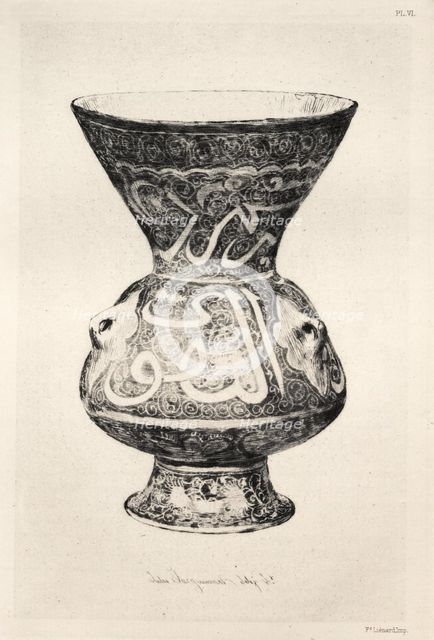 History of the Ceramic Art: A Descriptive and Philosophical Study of the Pottery...(Plate VII), 1877 Creator: Jules Jacquemart (French, 1837-1880).