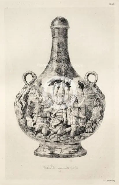History of the Ceramic Art: A Descriptive and Philosophical Study of the Pottery...(Plate VIII), 187 Creator: Jules Jacquemart (French, 1837-1880).