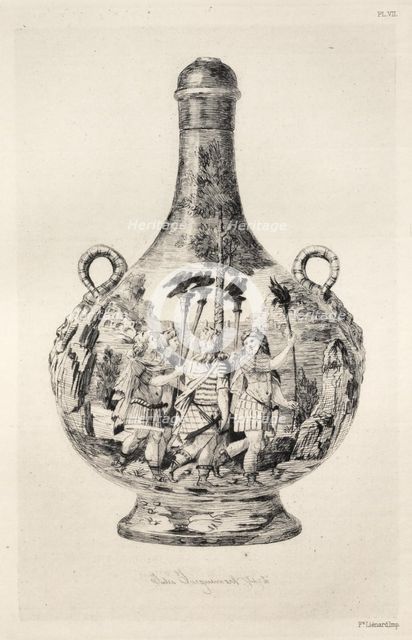 History of the Ceramic Art: A Descriptive and Philosophical Study of the Pottery...(Plate VIII), 187 Creator: Jules Jacquemart (French, 1837-1880).