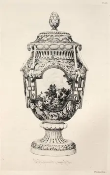 History of the Ceramic Art: A Descriptive and Philosophical Study of the Pottery...(Plate XI), 1877. Creator: Jules Jacquemart (French, 1837-1880)