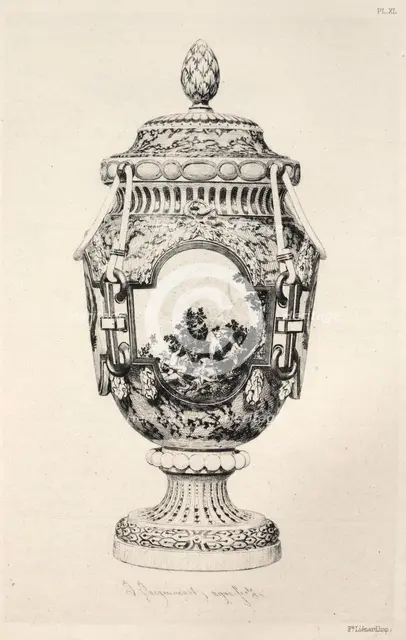 History of the Ceramic Art: A Descriptive and Philosophical Study of the Pottery...(Plate XI), 1877. Creator: Jules Jacquemart (French, 1837-1880).