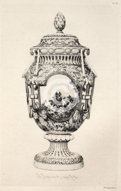 History of the Ceramic Art: A Descriptive and Philosophical Study of the Pottery...(Plate XI), 1877. Creator: Jules Jacquemart (French, 1837-1880).