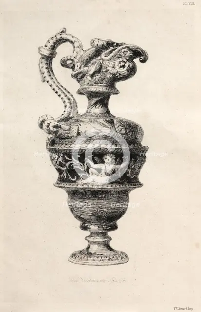History of the Ceramic Art: A Descriptive and Philosophical Study of the Pottery...Plate I), 1877. Creator: Jules Jacquemart (French, 1837-1880).